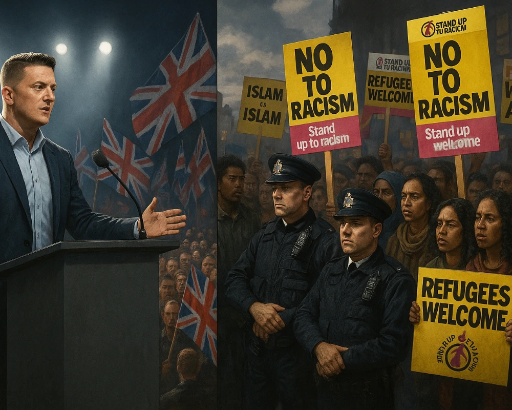 UK Immigration Protests: 110K Rally in London
