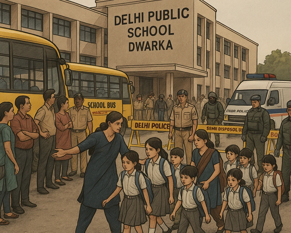 Delhi Schools Face Bomb Threats, Evacuated