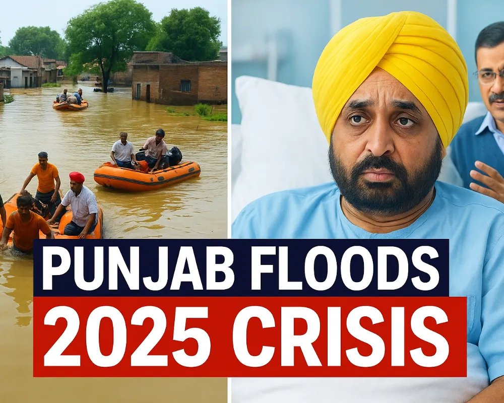 Punjab Floods 2025: Relief & CM Health Crisis