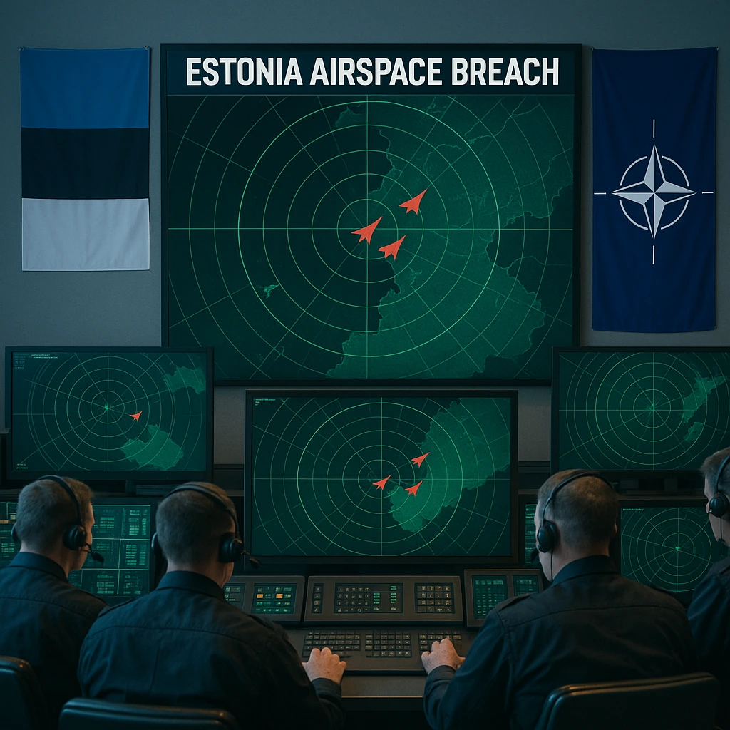Russian Jets Breach Estonian Airspace