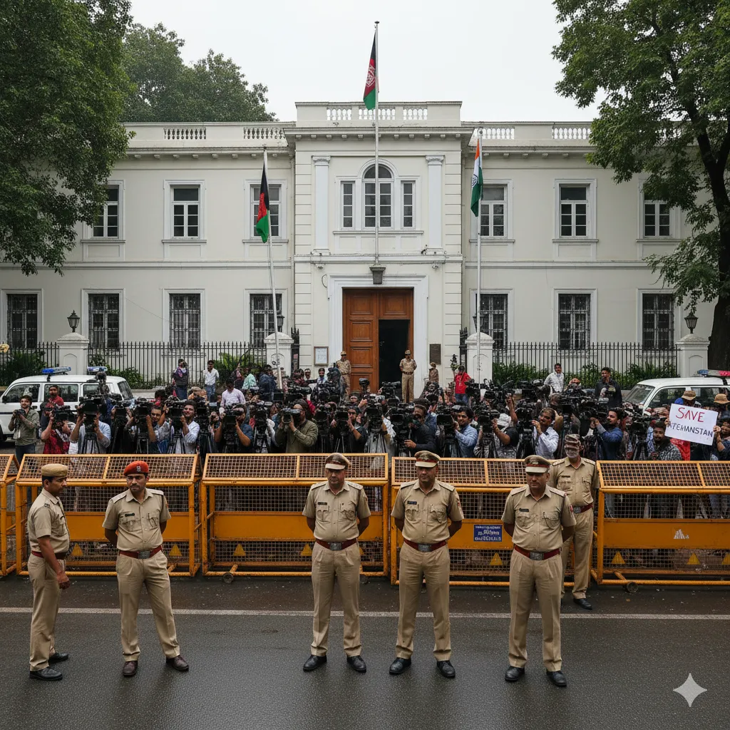 Taliban Bans Women Journalists at Delhi Press Meet, Sparks Political Firestorm