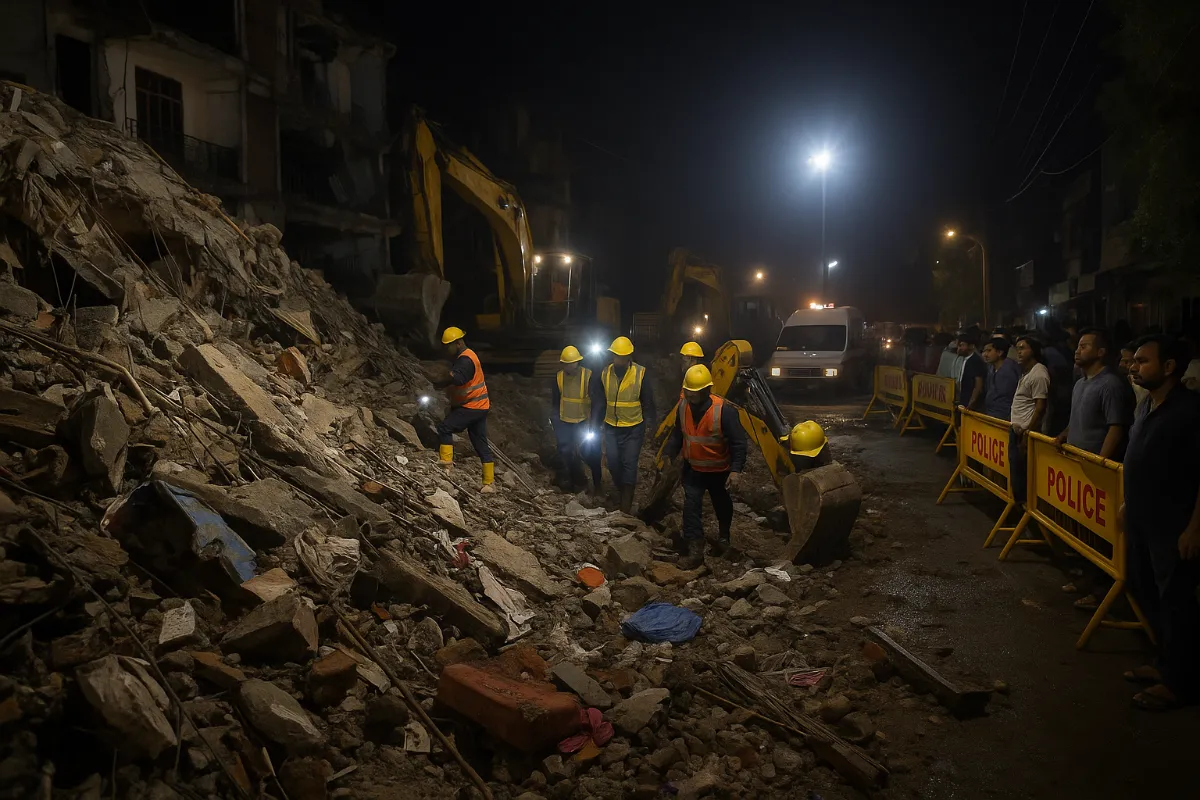 Indore Building Collapse Kills 2, Injures 12 in Ranipura
