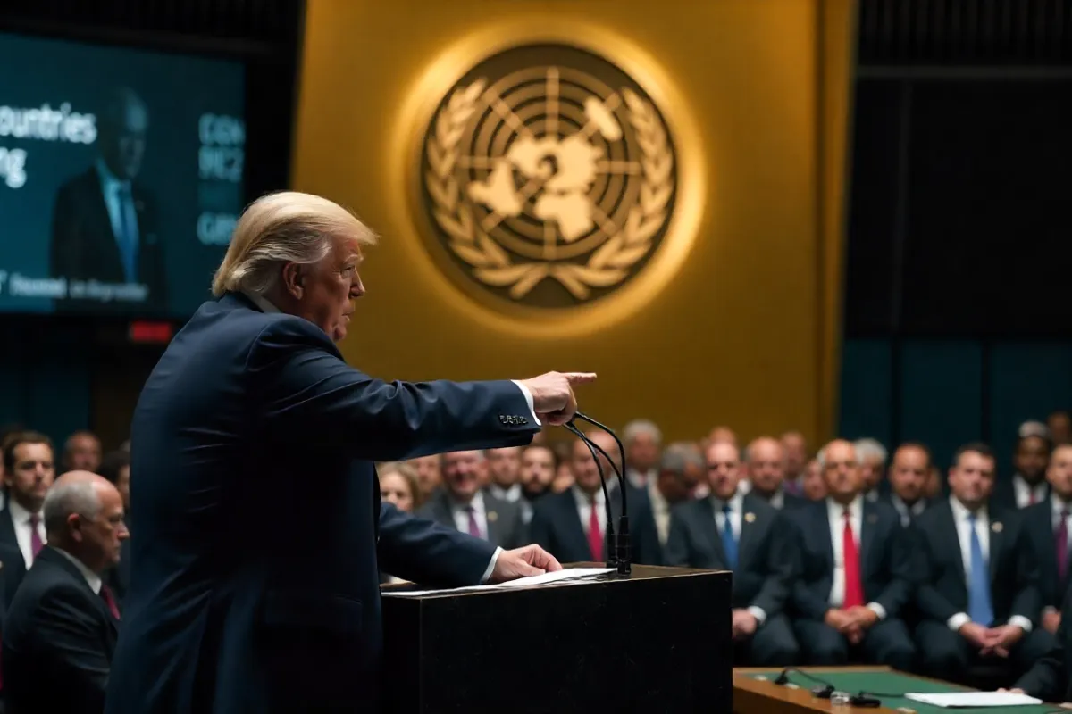 Trump Attacks UN, Warns World Leaders in Combative Speech