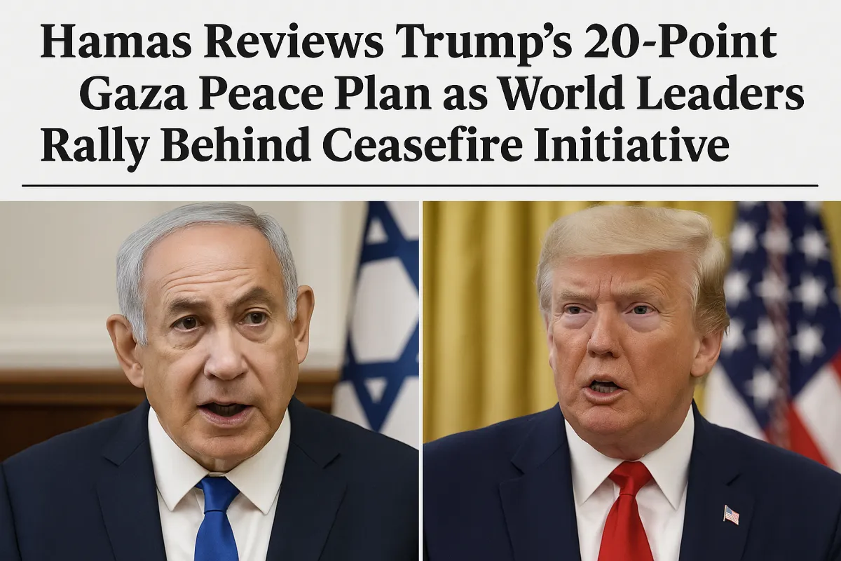 Gaza peace talks September 2025, Trump Hamas ceasefire deal
