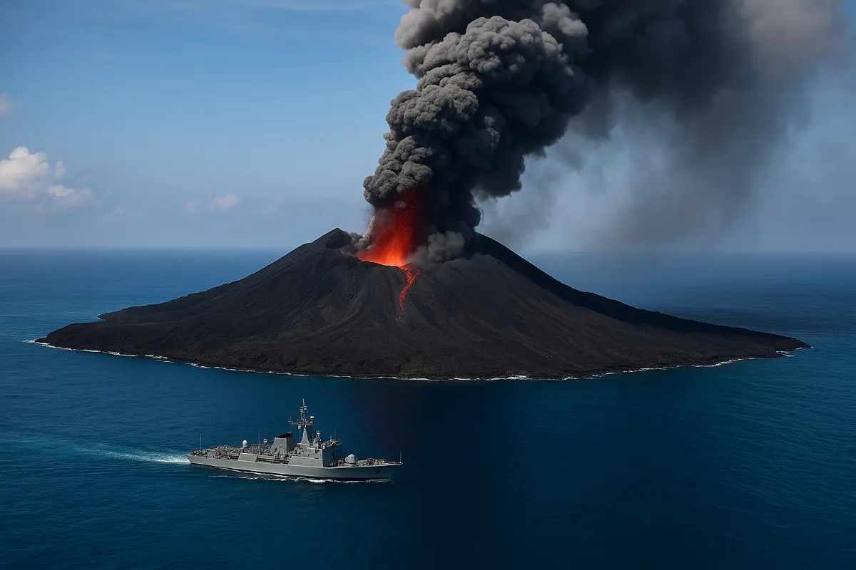 Barren Island Volcano Erupts Twice After Earthquake