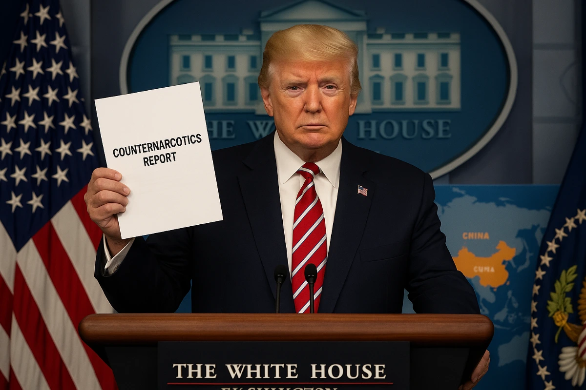 Trump flags 23 nations in drug fight