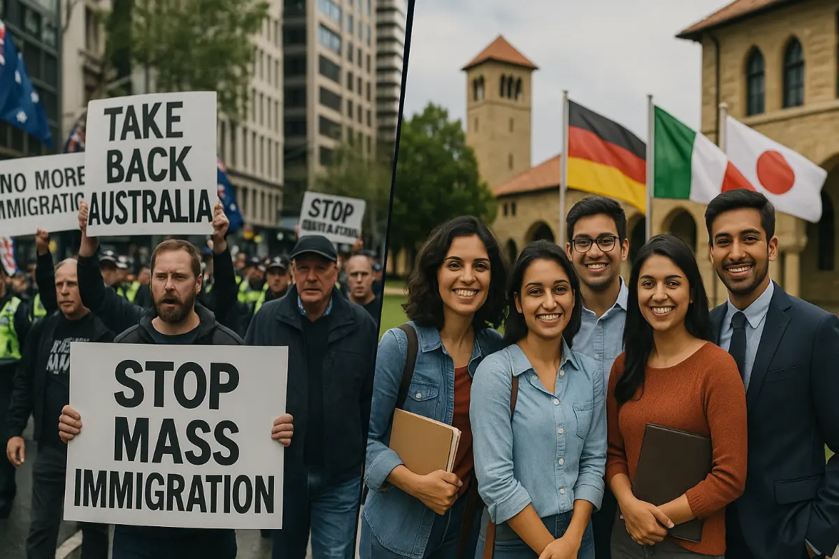 Australia Anti-Immigration Protests 2025
