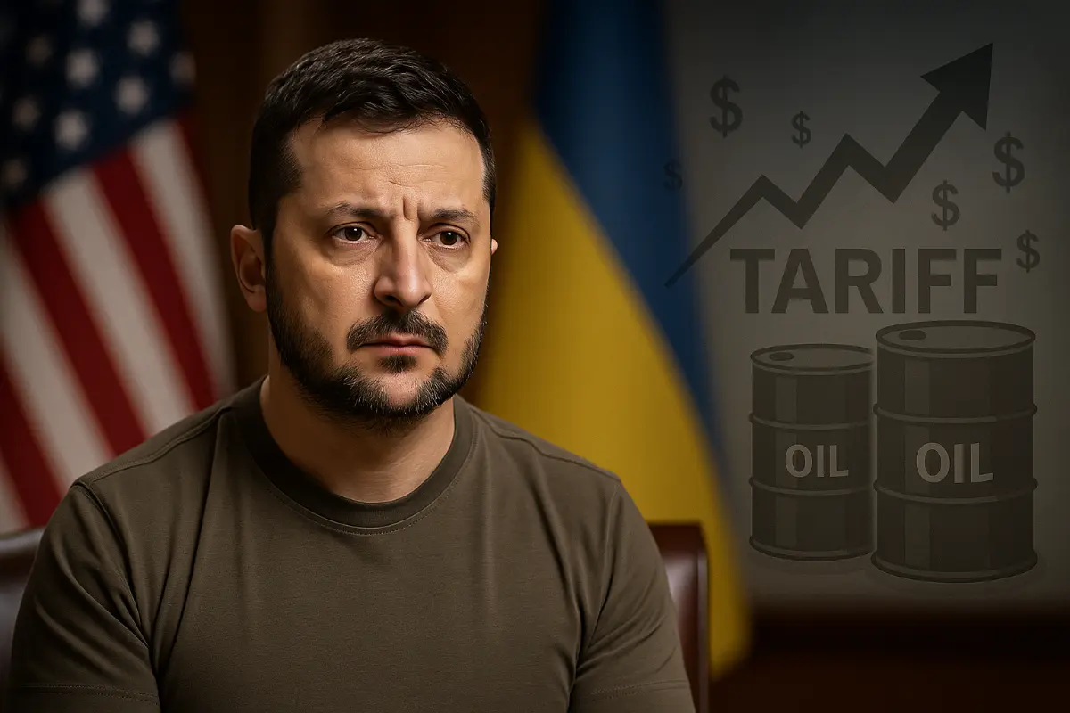 Zelensky Backs Tariffs on India Over Russia Oil