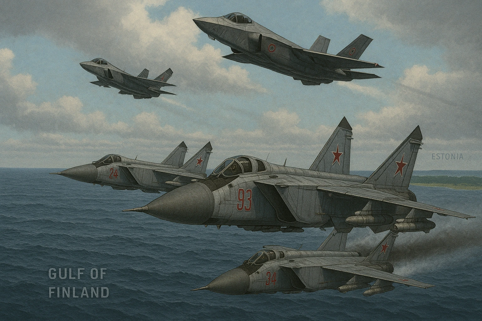 Russian Jets Breach Estonian Airspace