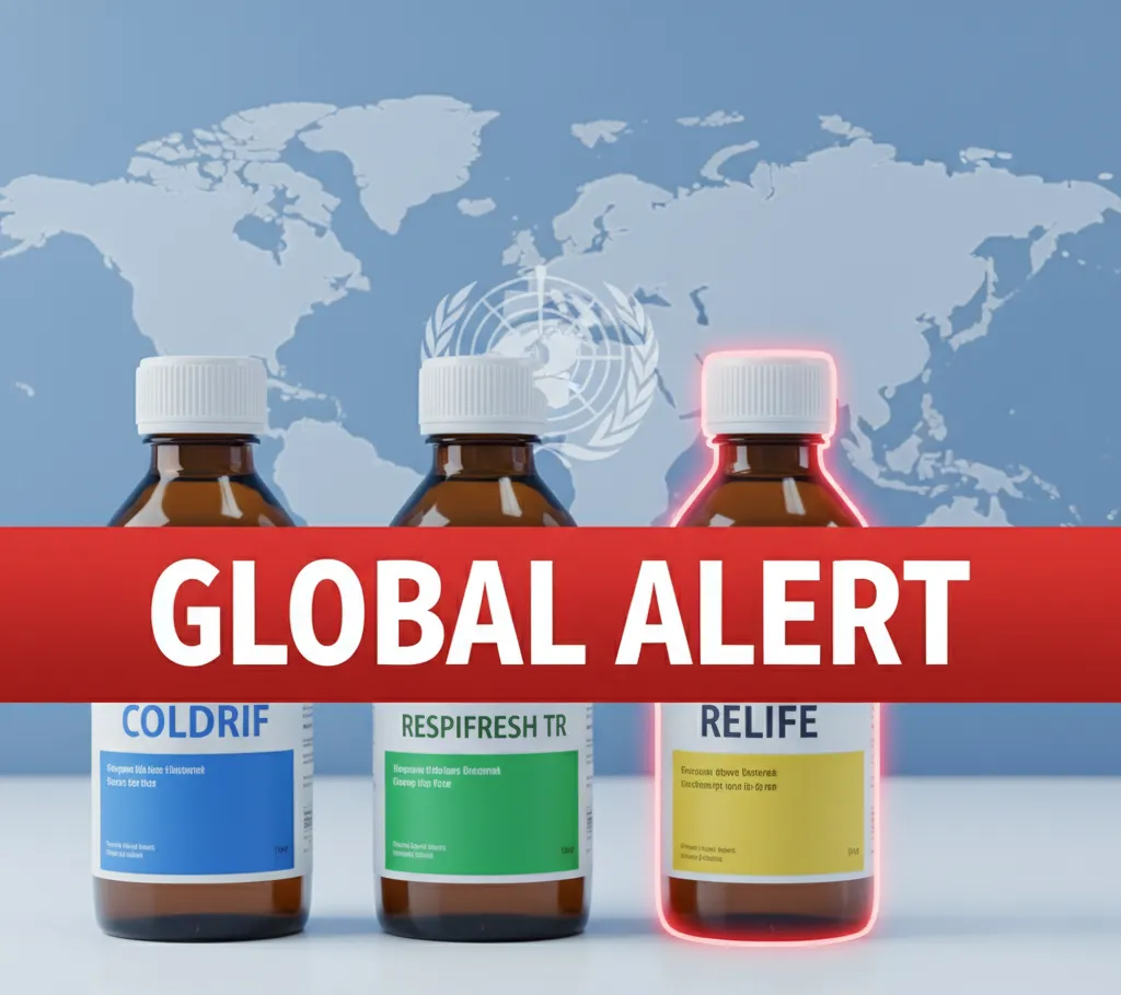 WHO Issues Global Alert on Contaminated Indian Cough Syrups After 20 Deaths
