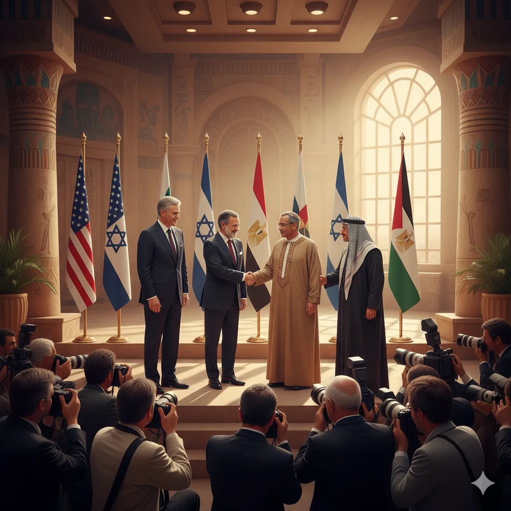 Trump Arrives in Cairo for Historic Gaza Peace Summit