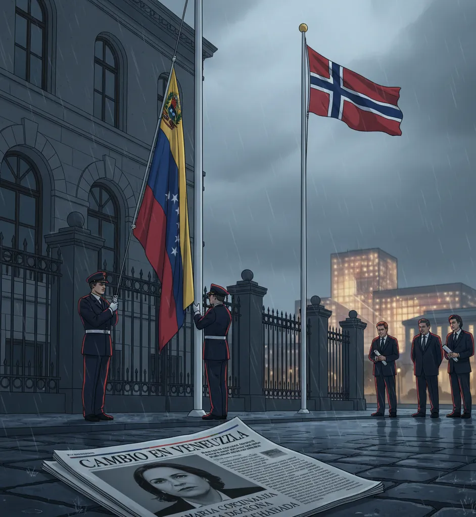 Venezuela Shuts Norway Embassy After Nobel Prize to Opposition Leader