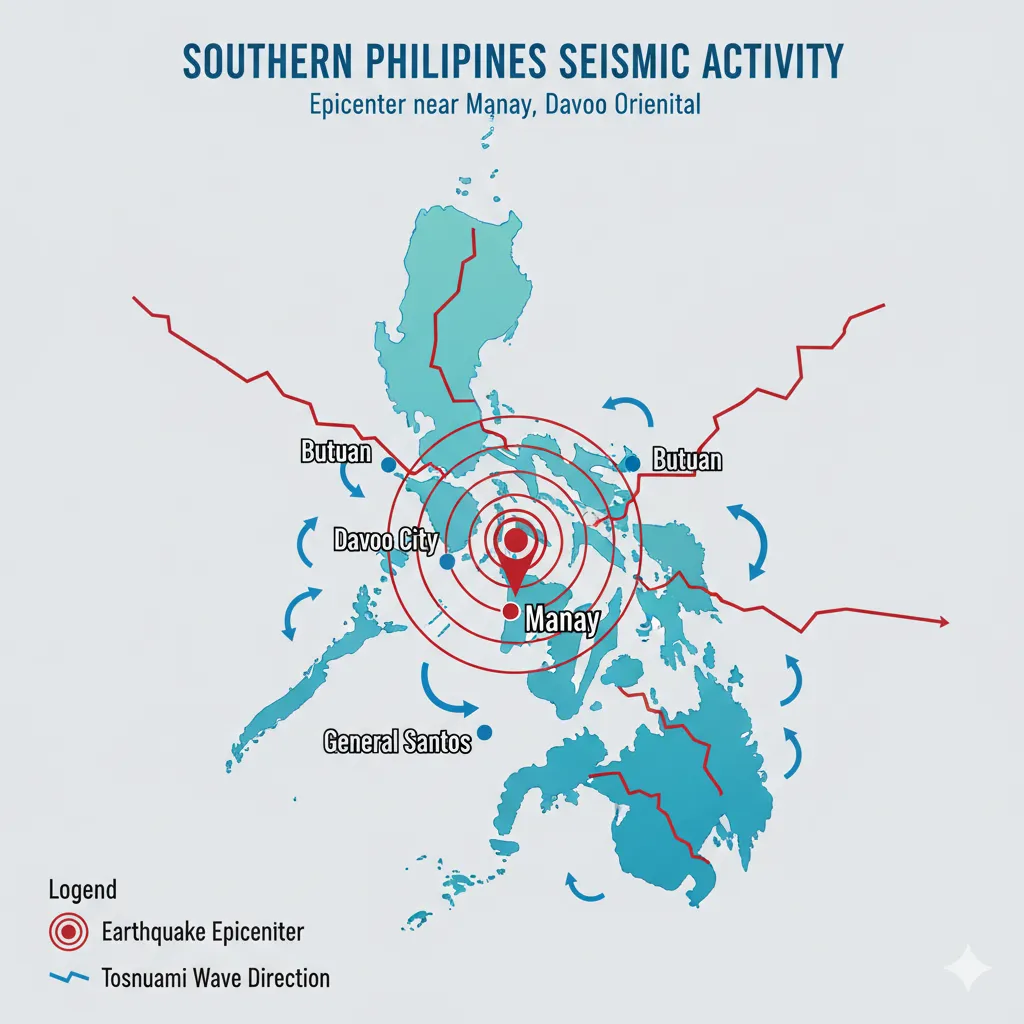 Powerful 7.4 Quake Strikes Southern Philippines, Tsunami Alert Lifted