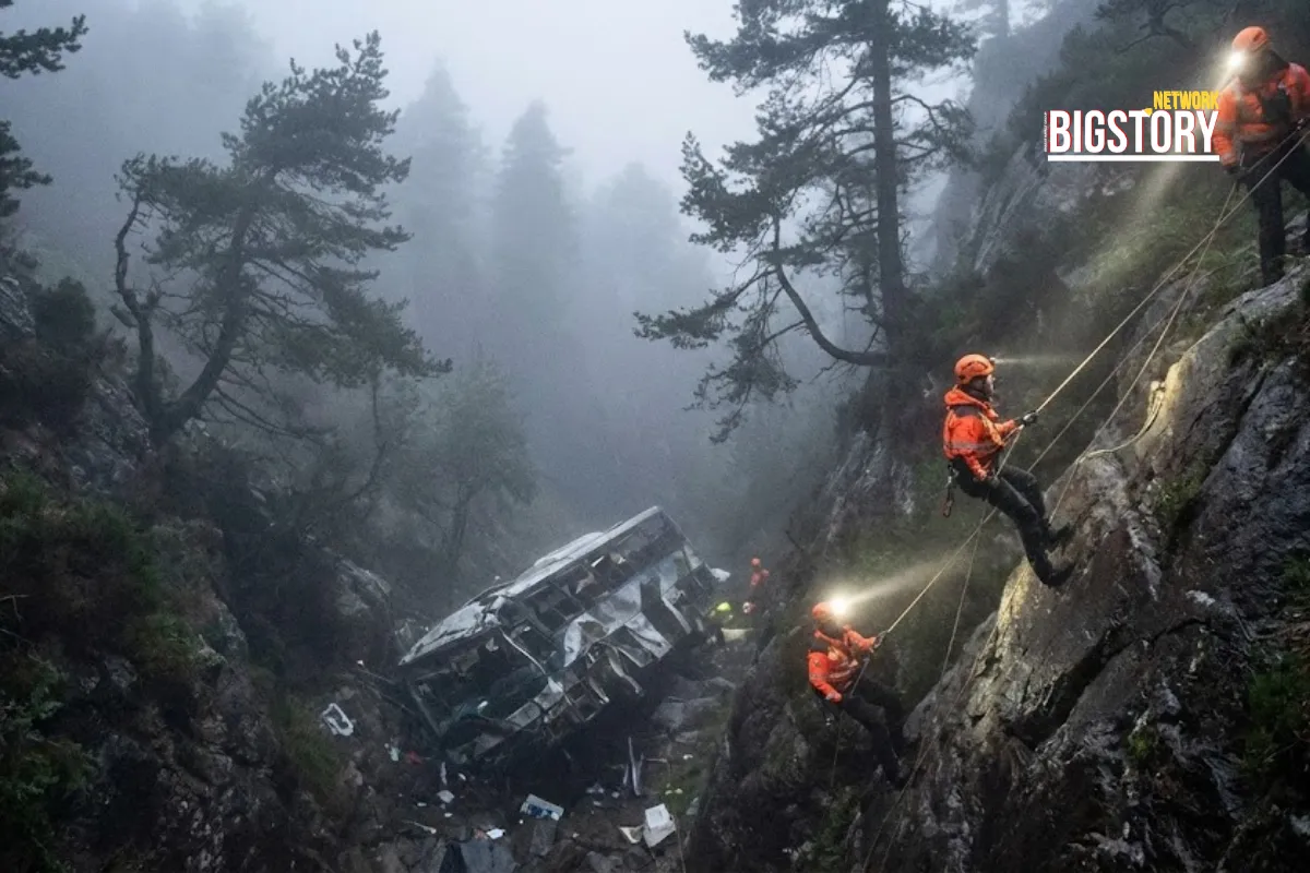 9 Dead in Andhra Bus Crash: Fog and Terrain Claim Pilgrims on Ghat Road